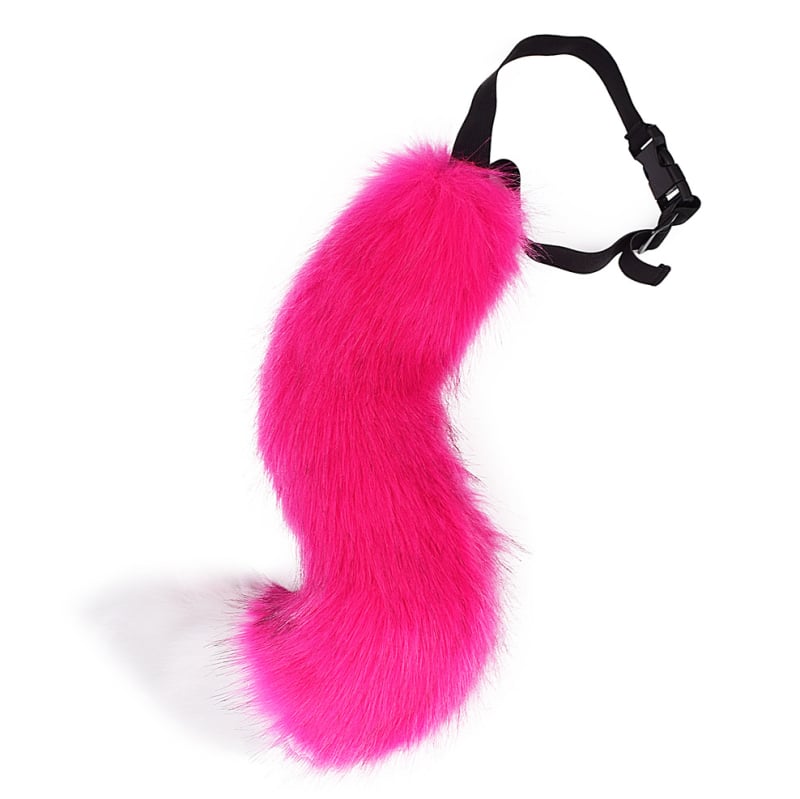 Cosplay аксесоар: котешка опашка и лисича опашка, пухкав колан за Хелоуин - ръчна изработка (Марка: Other; За възрастни; Пускане: Лято 2024)