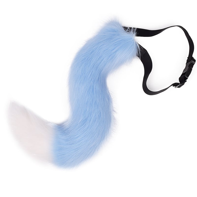 Cosplay аксесоар: котешка опашка и лисича опашка, пухкав колан за Хелоуин - ръчна изработка (Марка: Other; За възрастни; Пускане: Лято 2024)