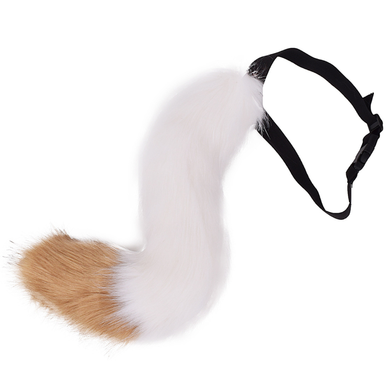 Cosplay аксесоар: котешка опашка и лисича опашка, пухкав колан за Хелоуин - ръчна изработка (Марка: Other; За възрастни; Пускане: Лято 2024)