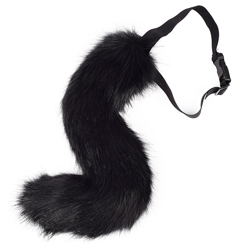 Cosplay аксесоар: котешка опашка и лисича опашка, пухкав колан за Хелоуин - ръчна изработка (Марка: Other; За възрастни; Пускане: Лято 2024)