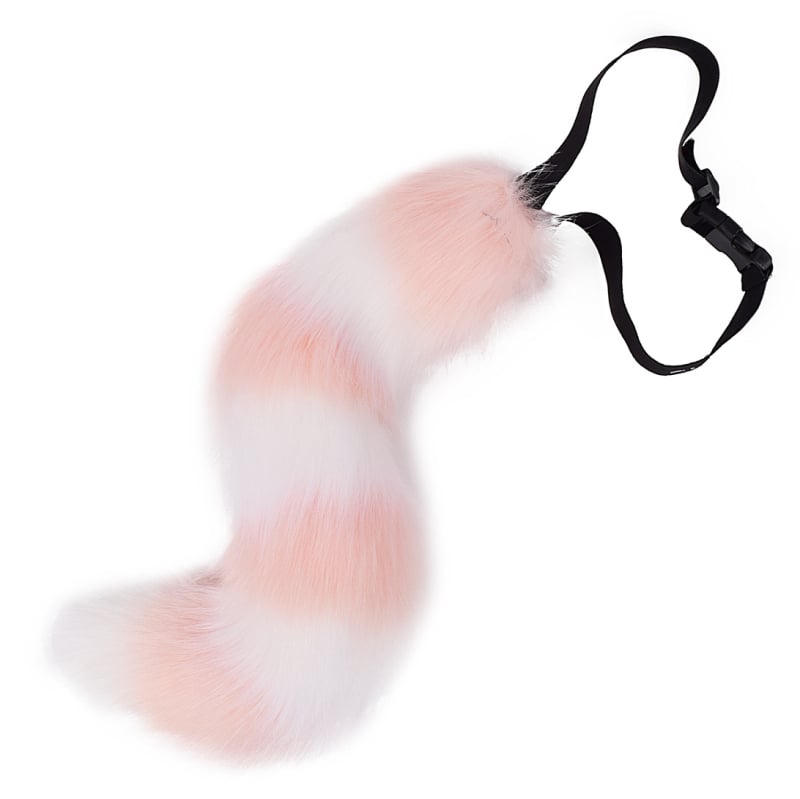 Cosplay аксесоар: котешка опашка и лисича опашка, пухкав колан за Хелоуин - ръчна изработка (Марка: Other; За възрастни; Пускане: Лято 2024)