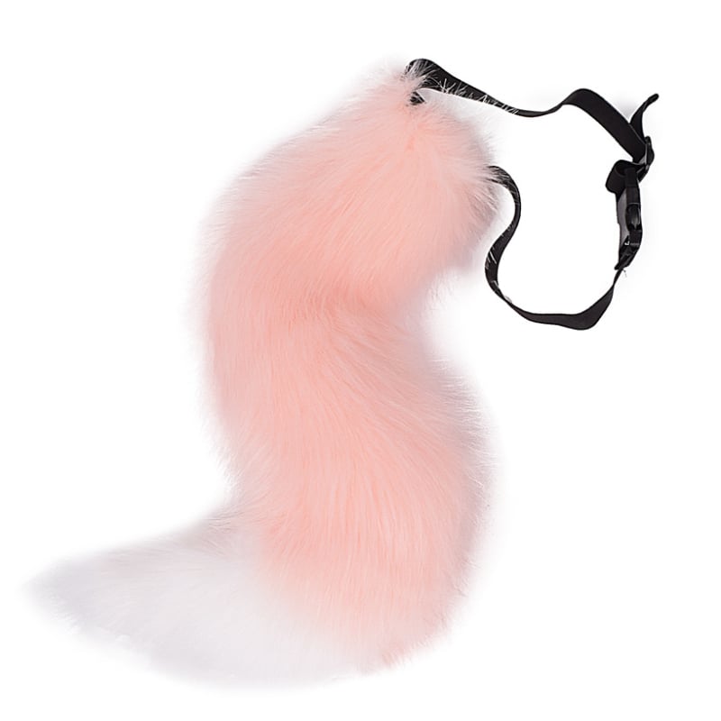 Cosplay аксесоар: котешка опашка и лисича опашка, пухкав колан за Хелоуин - ръчна изработка (Марка: Other; За възрастни; Пускане: Лято 2024)
