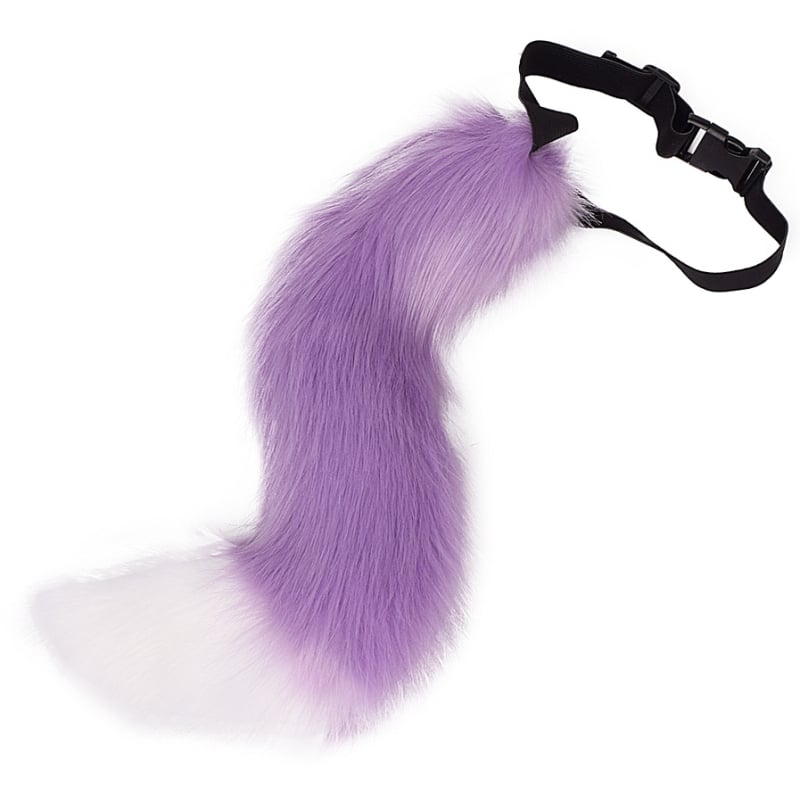 Cosplay аксесоар: котешка опашка и лисича опашка, пухкав колан за Хелоуин - ръчна изработка (Марка: Other; За възрастни; Пускане: Лято 2024)