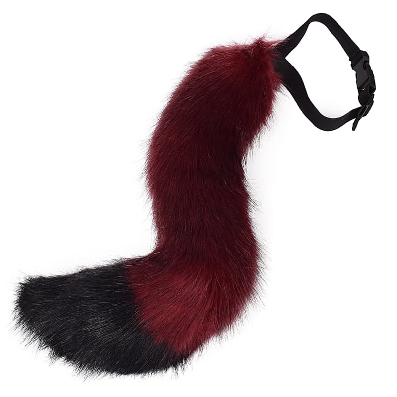 Cosplay аксесоар: котешка опашка и лисича опашка, пухкав колан за Хелоуин - ръчна изработка (Марка: Other; За възрастни; Пускане: Лято 2024)