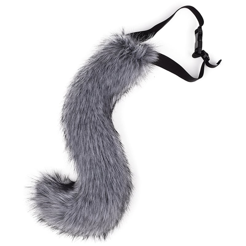 Cosplay аксесоар: котешка опашка и лисича опашка, пухкав колан за Хелоуин - ръчна изработка (Марка: Other; За възрастни; Пускане: Лято 2024)