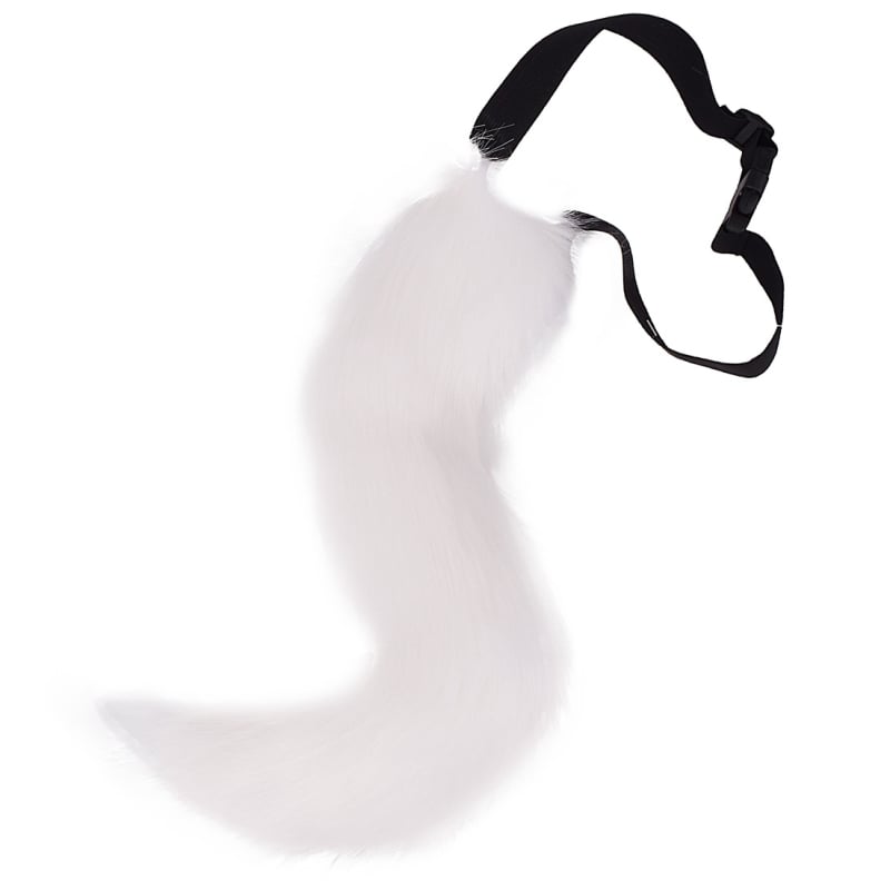 Cosplay аксесоар: котешка опашка и лисича опашка, пухкав колан за Хелоуин - ръчна изработка (Марка: Other; За възрастни; Пускане: Лято 2024)