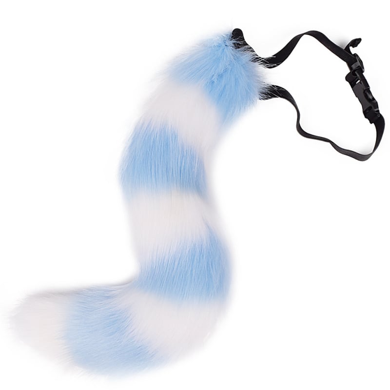 Cosplay аксесоар: котешка опашка и лисича опашка, пухкав колан за Хелоуин - ръчна изработка (Марка: Other; За възрастни; Пускане: Лято 2024)