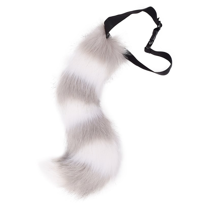 Cosplay аксесоар: котешка опашка и лисича опашка, пухкав колан за Хелоуин - ръчна изработка (Марка: Other; За възрастни; Пускане: Лято 2024)