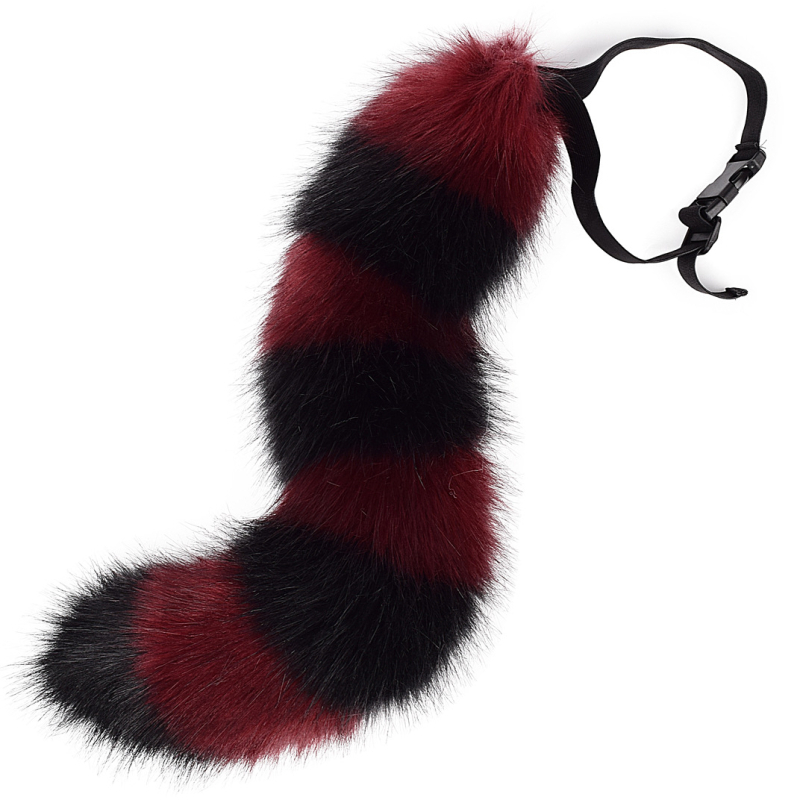 Cosplay аксесоар: котешка опашка и лисича опашка, пухкав колан за Хелоуин - ръчна изработка (Марка: Other; За възрастни; Пускане: Лято 2024)