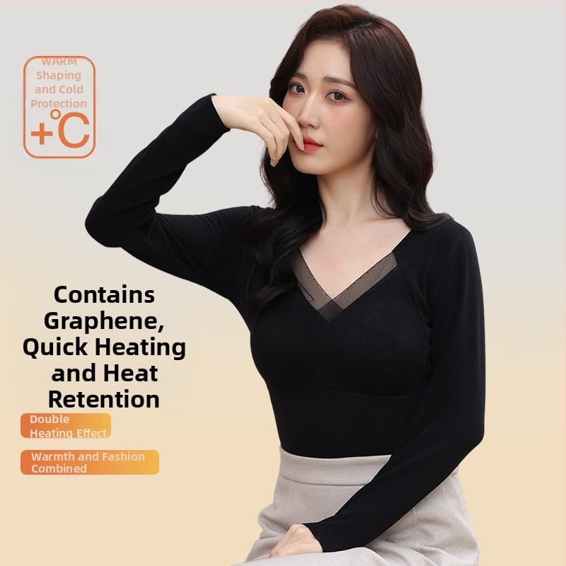 Kamisole bezšuvju, viengabala tops ar krūšu spilventiņu, V-dekoltē, bieza auduma (251–300 g/m2)