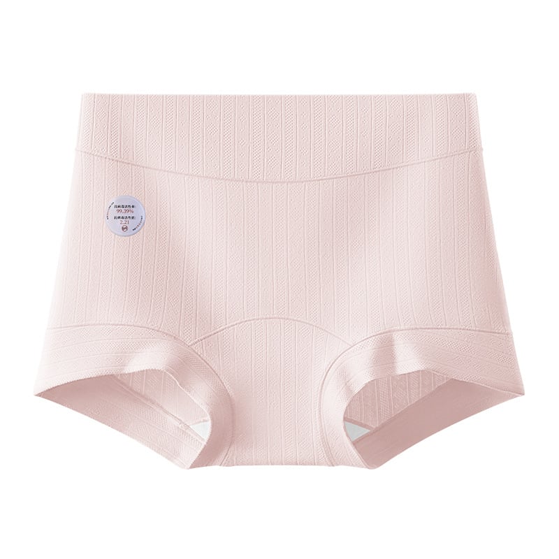 Női pamut alsónemű antibakteriális funkcióval, magas derekú, jacquard szövésű, fő anyag 90-95% pamut, ágyéki rész 100% pamut