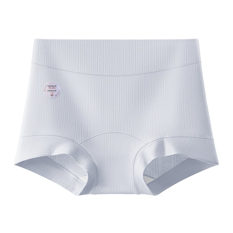 Női pamut alsónemű antibakteriális funkcióval, magas derekú, jacquard szövésű, fő anyag 90-95% pamut, ágyéki rész 100% pamut