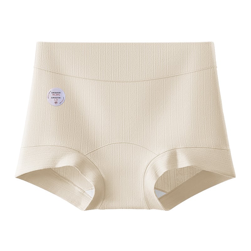 Női pamut alsónemű antibakteriális funkcióval, magas derekú, jacquard szövésű, fő anyag 90-95% pamut, ágyéki rész 100% pamut