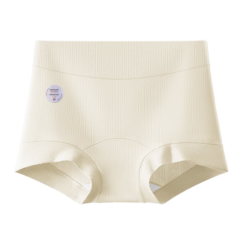 Női pamut alsónemű antibakteriális funkcióval, magas derekú, jacquard szövésű, fő anyag 90-95% pamut, ágyéki rész 100% pamut