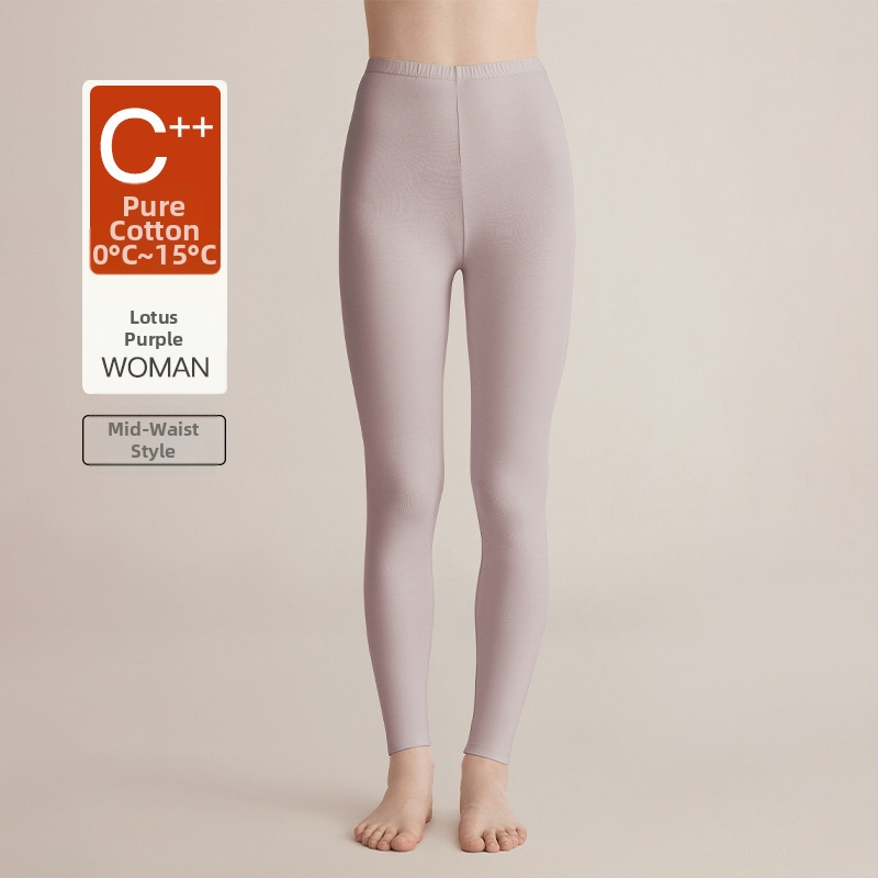 Moterų medvilnės pamatas komplektas: topas su pusiau aukštu kaklu ir ilgomis rankovėmis bei ilgos kelnės, 90–95% medvilnė, 181–200 g/m², šilta, anti-statistinė, anti-piling, vieno sluoksnio