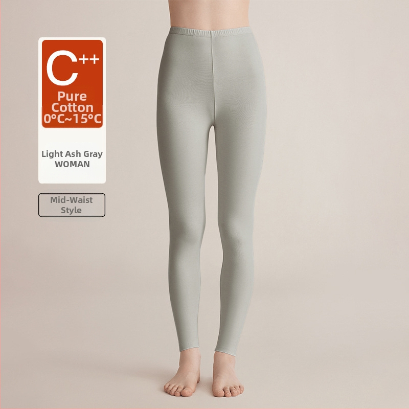 Moterų medvilnės pamatas komplektas: topas su pusiau aukštu kaklu ir ilgomis rankovėmis bei ilgos kelnės, 90–95% medvilnė, 181–200 g/m², šilta, anti-statistinė, anti-piling, vieno sluoksnio