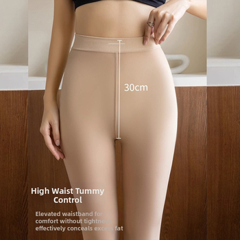 Colanți modelatori din nylon, cu efect de picioare goale, invizibili, anti-agățare, compresie