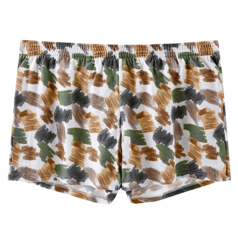 Vyrų medvilniniai bokseriai su laisvu kirpimu, vidutinio liemens aukščio, kvėpuojantys, 100% medvilnė.