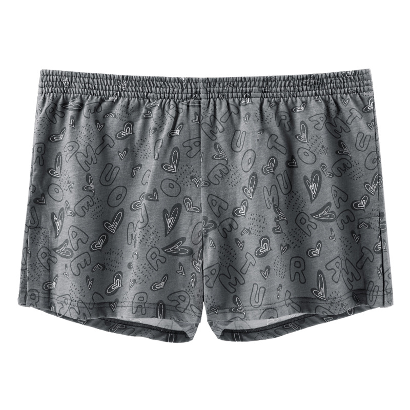 Vyrų medvilniniai bokseriai su laisvu kirpimu, vidutinio liemens aukščio, kvėpuojantys, 100% medvilnė.