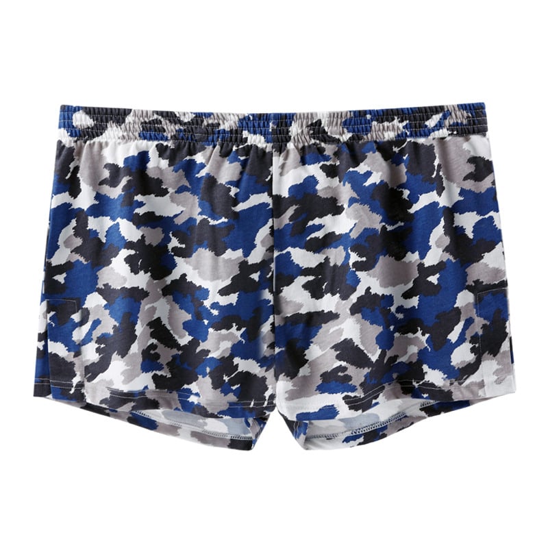 Vyrų medvilniniai bokseriai su laisvu kirpimu, vidutinio liemens aukščio, kvėpuojantys, 100% medvilnė.
