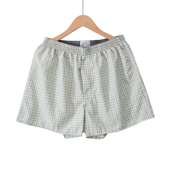 Мъжки свободни пижамени панталони с каре, 100% полиестер, дишащи, тъкани, талия средна