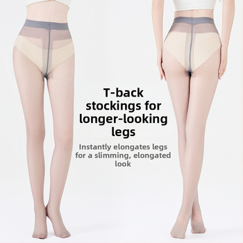 Colanți subțiri din catifea pentru femei, cu lifting pentru fese și anti-agățare, culoare solidă, 30–50% viscoză