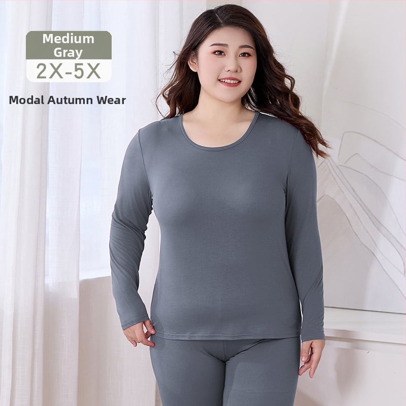Moterų rudens termo komplektas iš Modal (viskozės), pagrindinis audinys 95% Modal, įdaila Modal 90%, plonas, siauras kirpimas, pagrindinis sluoksnis