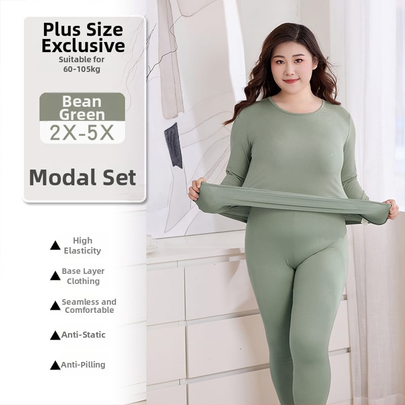 Moterų rudens termo komplektas iš Modal (viskozės), pagrindinis audinys 95% Modal, įdaila Modal 90%, plonas, siauras kirpimas, pagrindinis sluoksnis