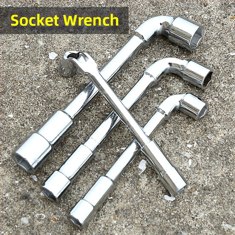 Bangli L-tvarovaný socket kľúč set s 7-tvarovaným dvojhlavým dizajnom, vonkajší šesťuholník, 45# oceľ, Allen kľúče