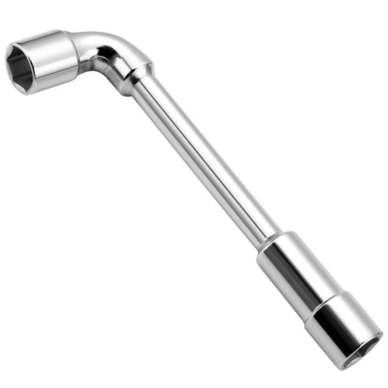 Bangli L-образен гнездо-гаечен ключ с 7-образен двоен глава дизайн, външен шестостен, 45# стомана, Allen ключ