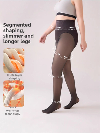 Zeķubikses ar flīsu ododu, neilona 70-80%, Spandex <30%, vienkrāsainas, siltas