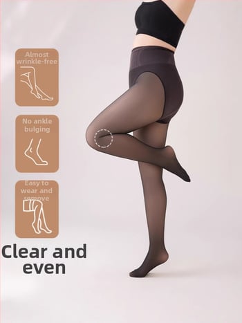 Zeķubikses ar flīsu ododu, neilona 70-80%, Spandex <30%, vienkrāsainas, siltas