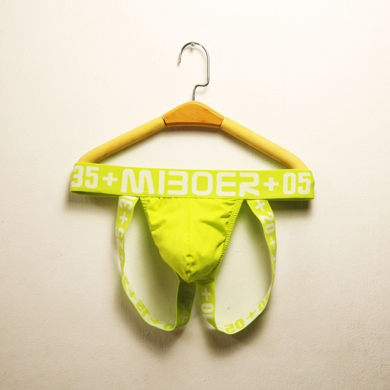 Meeste puuvillased thong-aluspüksid, madala lõikega, hingavad, keha kujundus, ühevärvilised