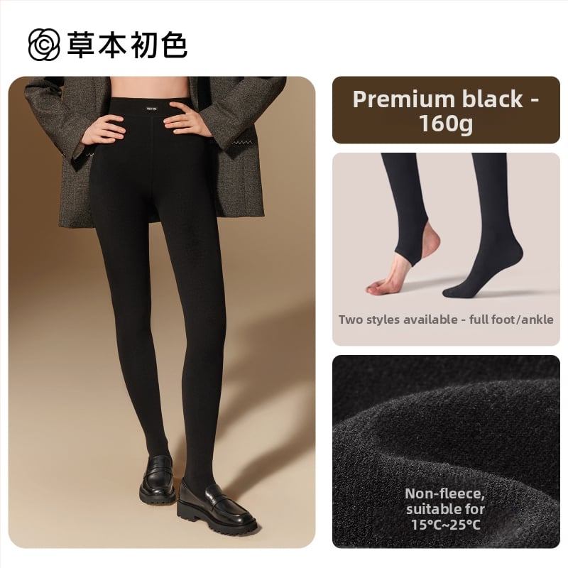 Colanți pentru femei cu căptușeală fleece, călduroși, amestec nylon-viscose 30–50% viscose, antibacterieni, modelează picioarele