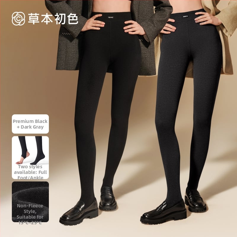 Colanți pentru femei cu căptușeală fleece, călduroși, amestec nylon-viscose 30–50% viscose, antibacterieni, modelează picioarele