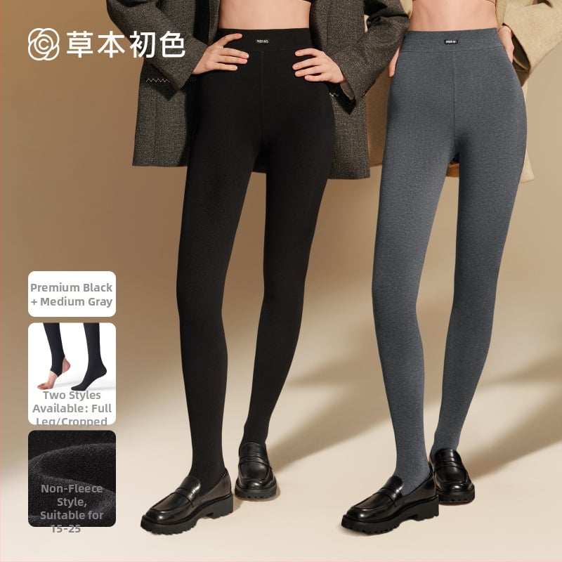 Colanți pentru femei cu căptușeală fleece, călduroși, amestec nylon-viscose 30–50% viscose, antibacterieni, modelează picioarele