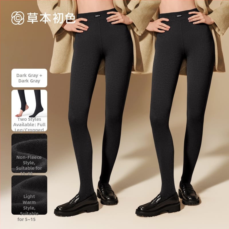 Colanți pentru femei cu căptușeală fleece, călduroși, amestec nylon-viscose 30–50% viscose, antibacterieni, modelează picioarele