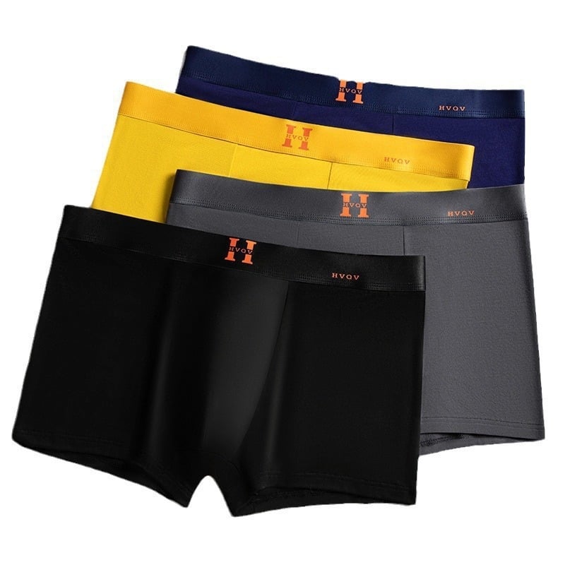 Vyrų medvilniniai bokseriai, megzti, vidutinio juosmens dydžio, vienspalviai; pagrindinis audinys 95–100% medvilnė, kirkšnies įdėklas 30–50% medvilnė