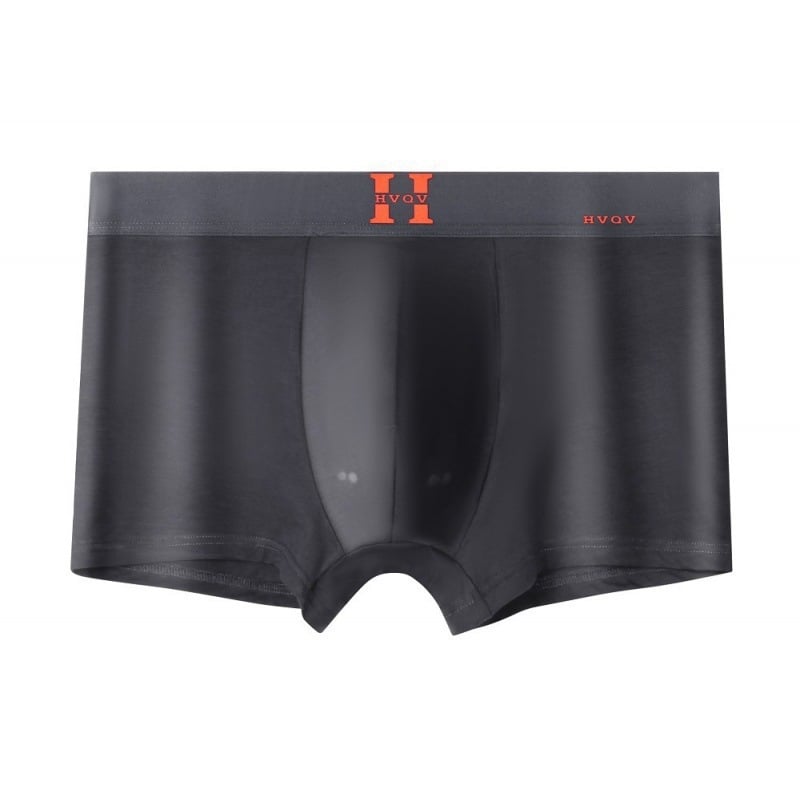 Vyrų medvilniniai bokseriai, megzti, vidutinio juosmens dydžio, vienspalviai; pagrindinis audinys 95–100% medvilnė, kirkšnies įdėklas 30–50% medvilnė