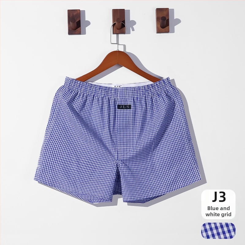 Meeste puuvillased lahtised aluspüksid — 100% puuvill, 40-niidiline kangas, hingavad, keskmine vöökoht, üheosaline disain