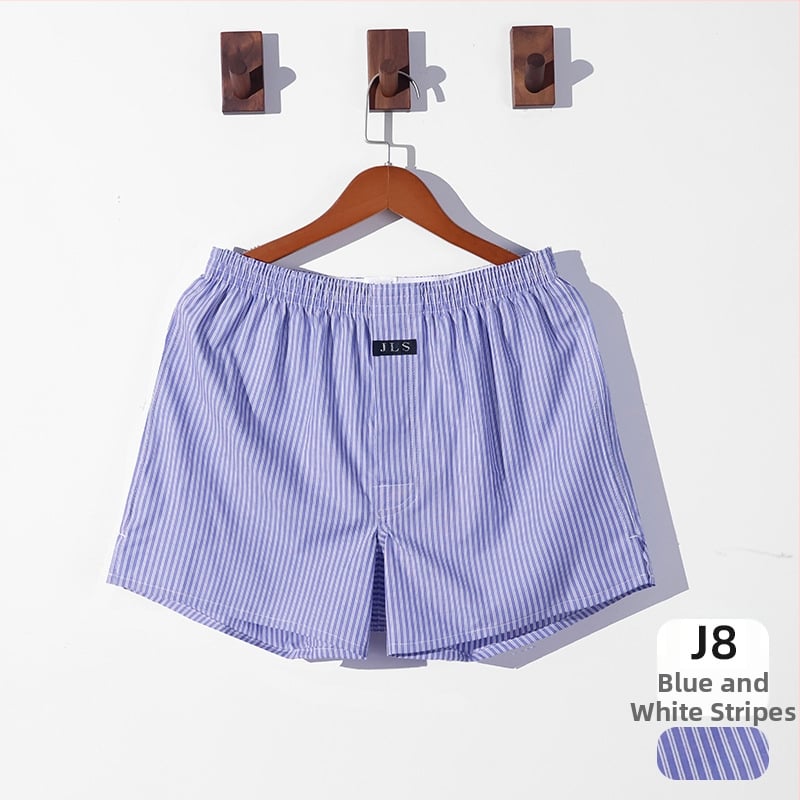 Meeste puuvillased lahtised aluspüksid — 100% puuvill, 40-niidiline kangas, hingavad, keskmine vöökoht, üheosaline disain