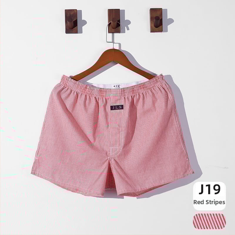 Meeste puuvillased lahtised aluspüksid — 100% puuvill, 40-niidiline kangas, hingavad, keskmine vöökoht, üheosaline disain