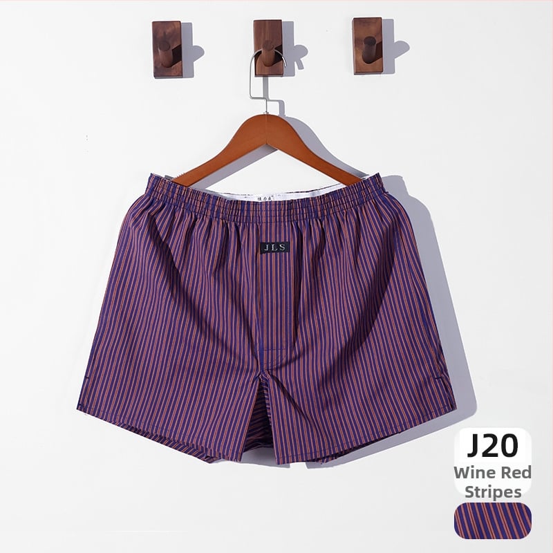 Meeste puuvillased lahtised aluspüksid — 100% puuvill, 40-niidiline kangas, hingavad, keskmine vöökoht, üheosaline disain