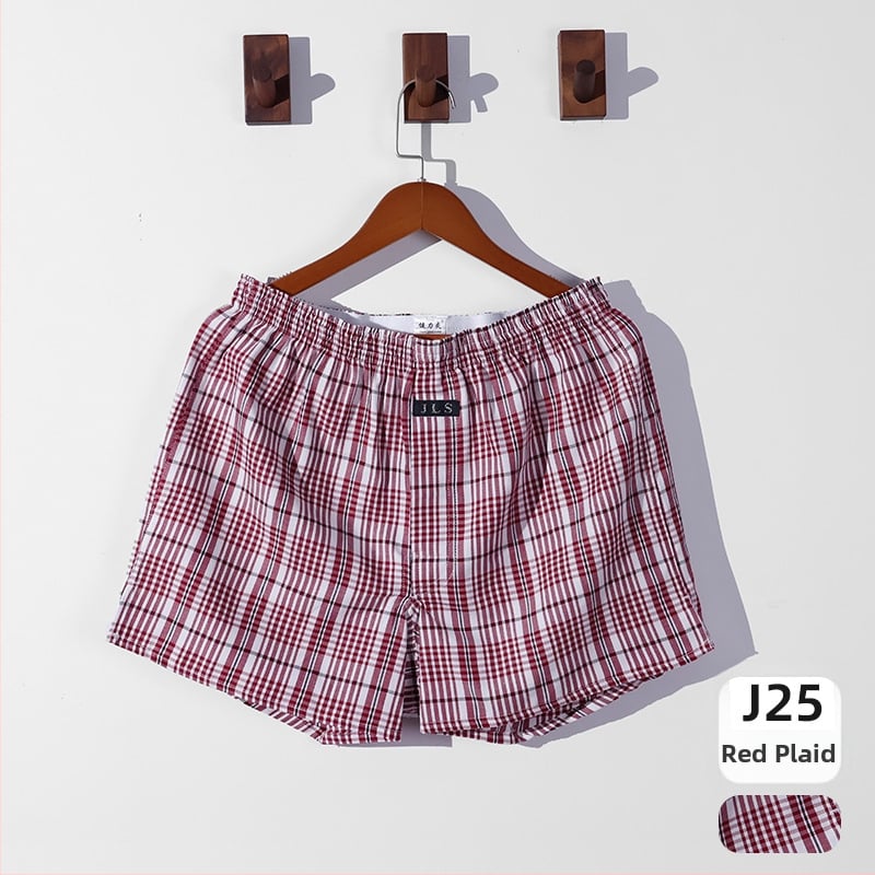 Meeste puuvillased lahtised aluspüksid — 100% puuvill, 40-niidiline kangas, hingavad, keskmine vöökoht, üheosaline disain