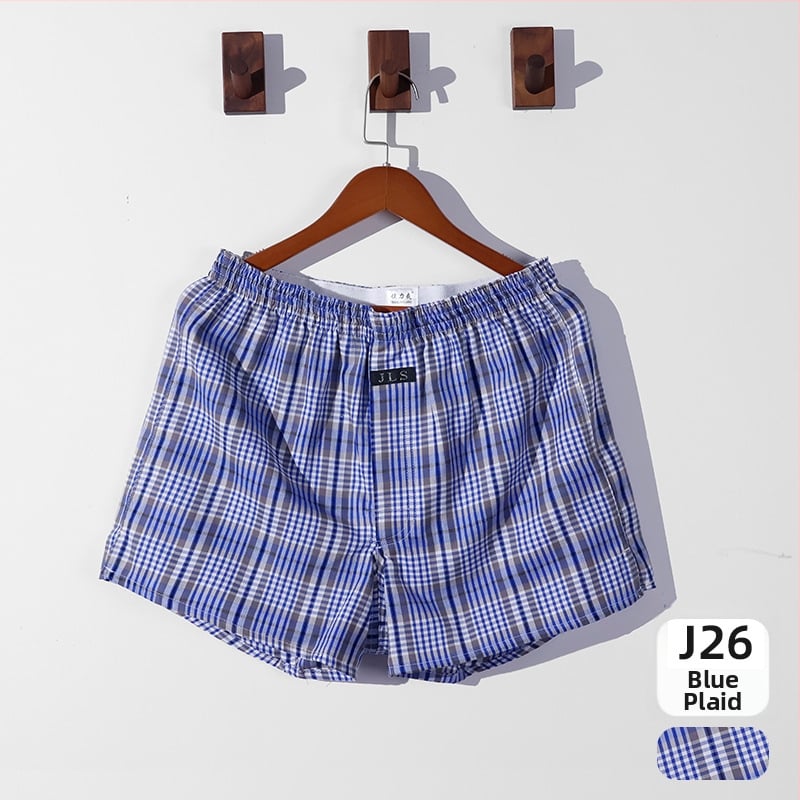 Meeste puuvillased lahtised aluspüksid — 100% puuvill, 40-niidiline kangas, hingavad, keskmine vöökoht, üheosaline disain