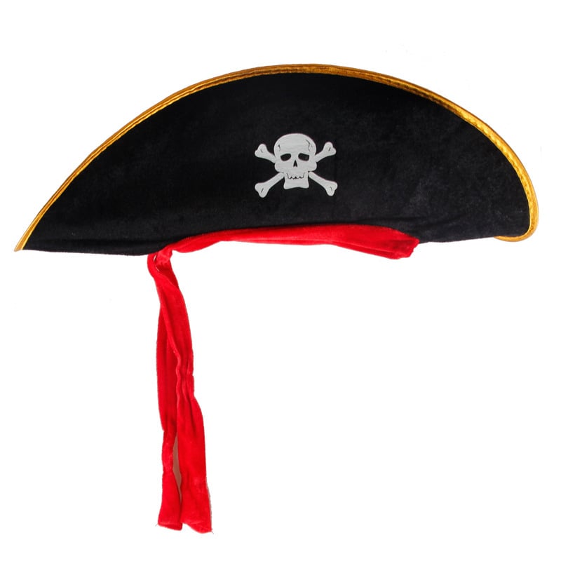 Σετ Πειρατής για το Halloween: Μάσκα ματιών, Πιστόλι, Καπέλο Πειρατή — Πολυεστέρας, Ραφή, Αξεσουάρ μακιγιάζ κοστουμιού