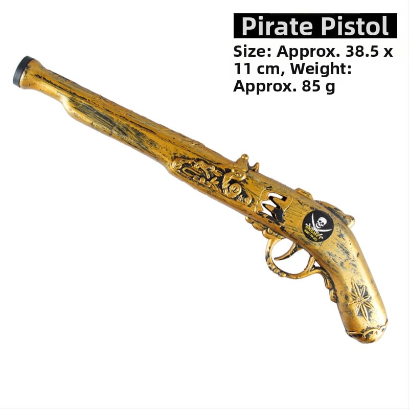 Σετ Πειρατής για το Halloween: Μάσκα ματιών, Πιστόλι, Καπέλο Πειρατή — Πολυεστέρας, Ραφή, Αξεσουάρ μακιγιάζ κοστουμιού