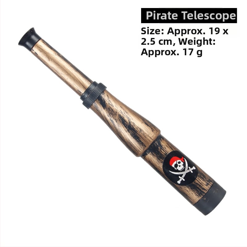 Σετ Πειρατής για το Halloween: Μάσκα ματιών, Πιστόλι, Καπέλο Πειρατή — Πολυεστέρας, Ραφή, Αξεσουάρ μακιγιάζ κοστουμιού