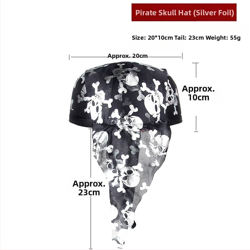 Σετ Πειρατής για το Halloween: Μάσκα ματιών, Πιστόλι, Καπέλο Πειρατή — Πολυεστέρας, Ραφή, Αξεσουάρ μακιγιάζ κοστουμιού