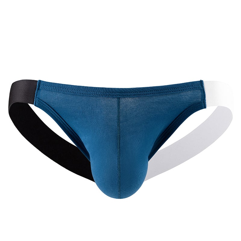 Meeste T-back puuvillane aluspesu, hingav, 3D U-kujuline tasku, madal talje